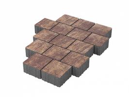  Тротуарная плитка Stellard Квадрат 150x150x80 мм Гавана: внешний вид