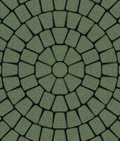  Тротуарная плитка Выбор Классико Б.1.КО.6 М 60 мм Зеленый: внешний вид