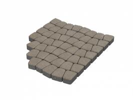  Тротуарная плитка Stellard Классико 60 мм Белый: внешний вид